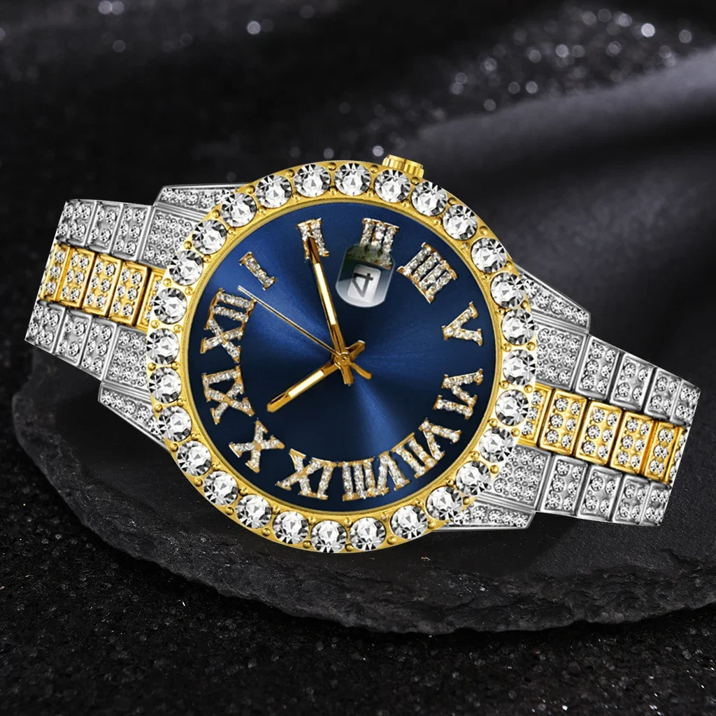 Luxury Watch Iceberg - Iced Out-Montre étanche pour homme, marque