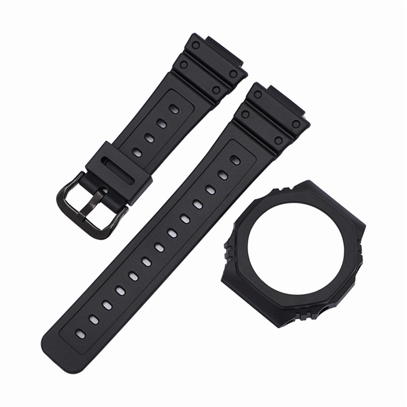 Casio Watch G-Shock Ga-2100 - Bracelet en résine + étui pour