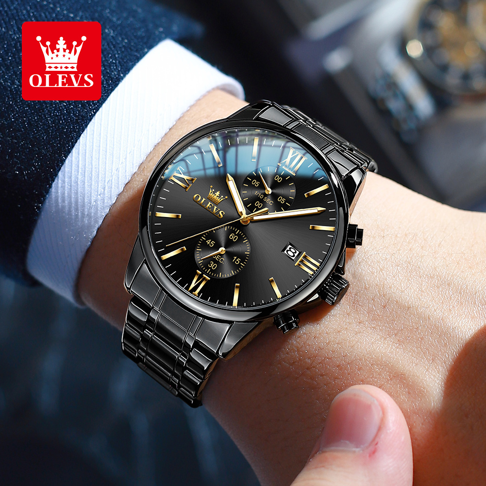 OLEVS 2886 montre à Quartz noi - Luxury Watch Maker avis et prix
