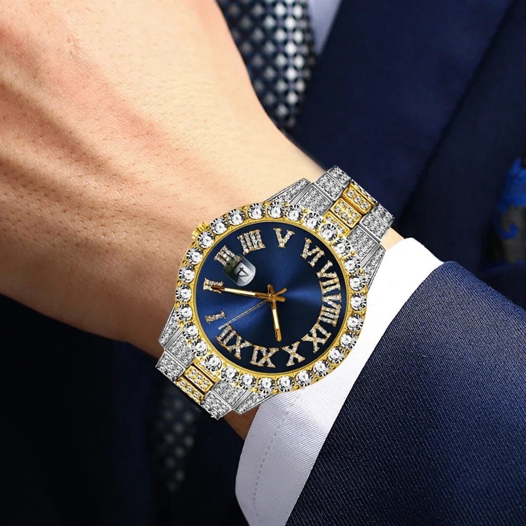 Iced Out-Montre étanche pour h - Luxury Watch Iceberg avis et prix
