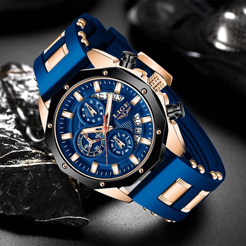 LIGE-Montre de sport en silico - Luxury Watch Maker avis et prix