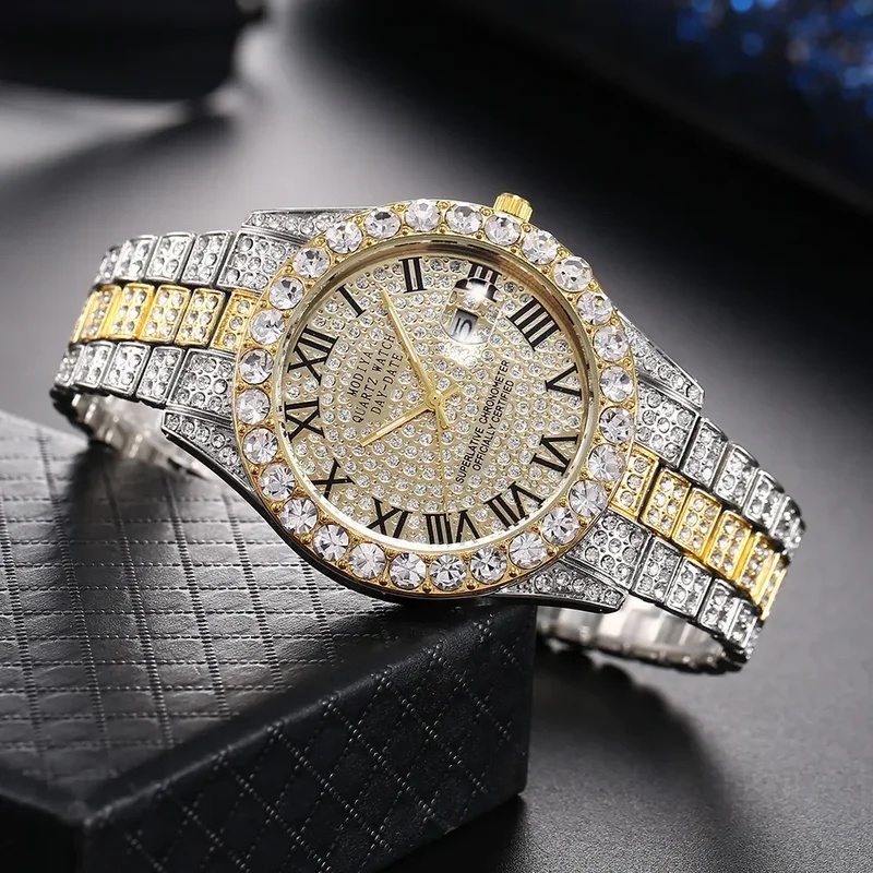 Montre à quartz de luxe dorée, - Luxury Watch Iceberg avis et prix