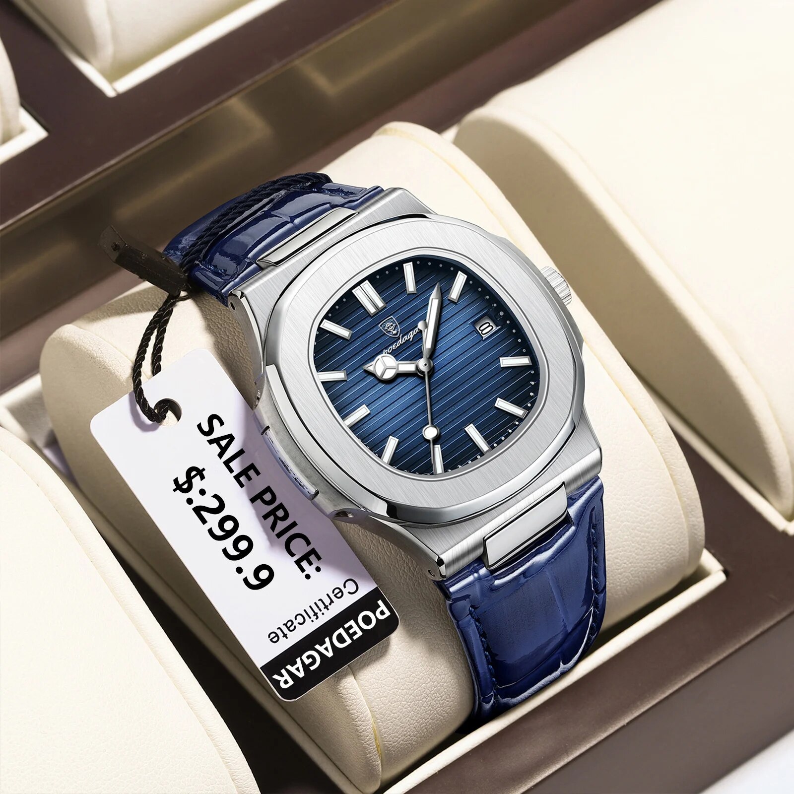 POEDAGAR haut de gamme carré h - Luxury Watch Top 10 avis et prix