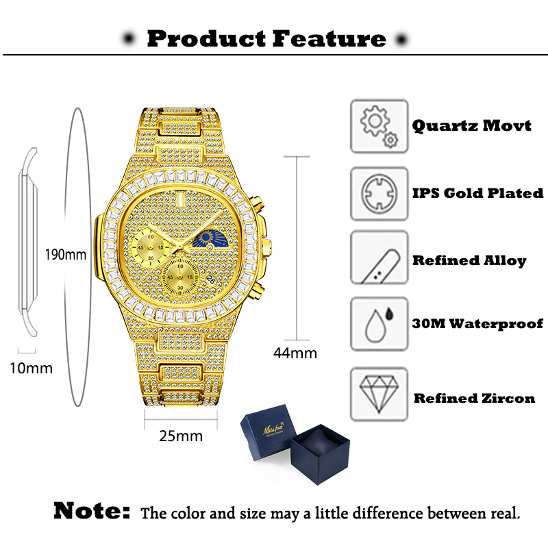 MISSFOX-Montres en or de luxe  - Luxury Watch Iceberg avis et prix